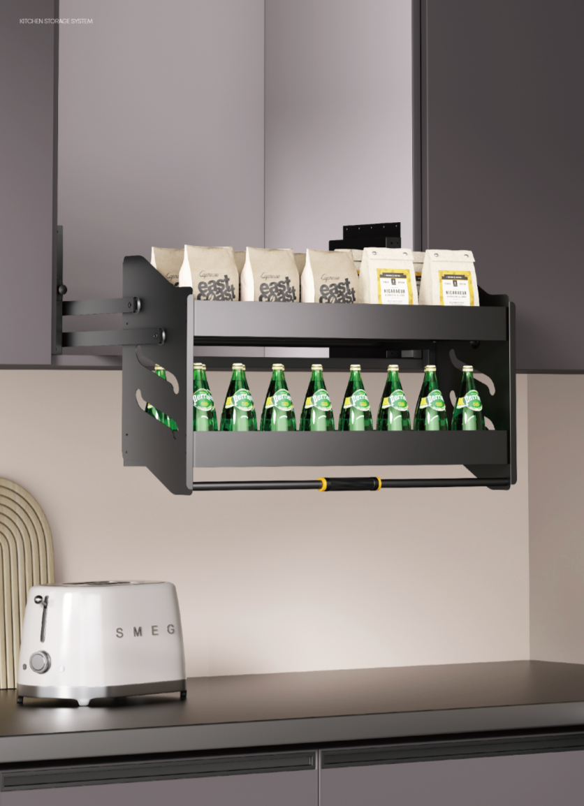 Tall Cabinet Pull-down System