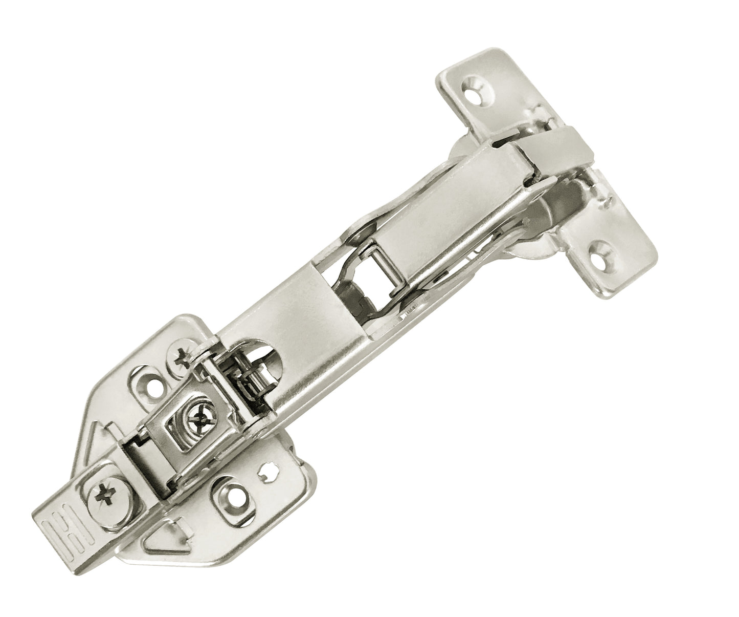 Cabinet Soft-Closing Hinges for Frameless Cabinets - 165° Open Angle, H=0