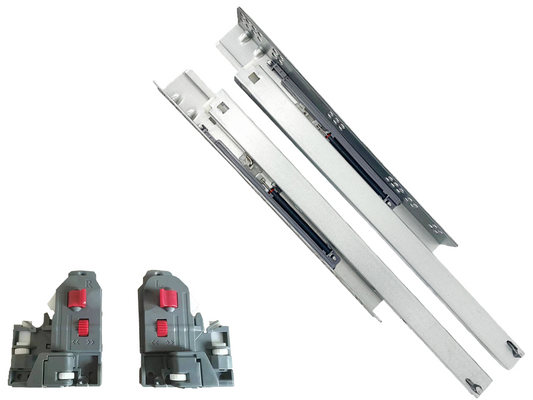 Soft-Closing Undermount Drawer Slides: 75 lbs Capacity, 3D Adjustment - Direct from Manufacturer