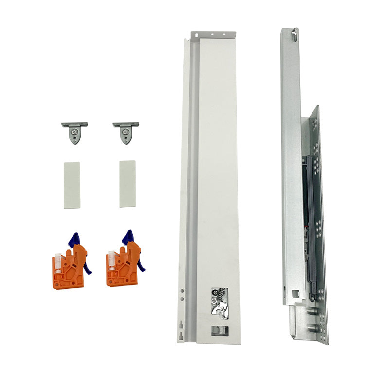 Tandem Box Kit: Includes Undermount Slides & Brackets & 3D Clips for Frameless Cabinets - In-house crafted - Pack of 6 Kits+