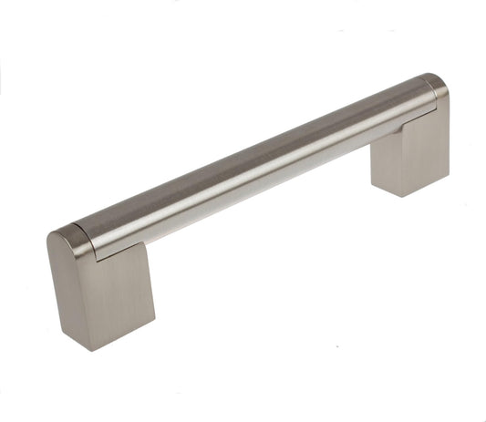High-End Stylish Cabinet Pulls: Stainless Steel Bar with Zinc Alloy Base